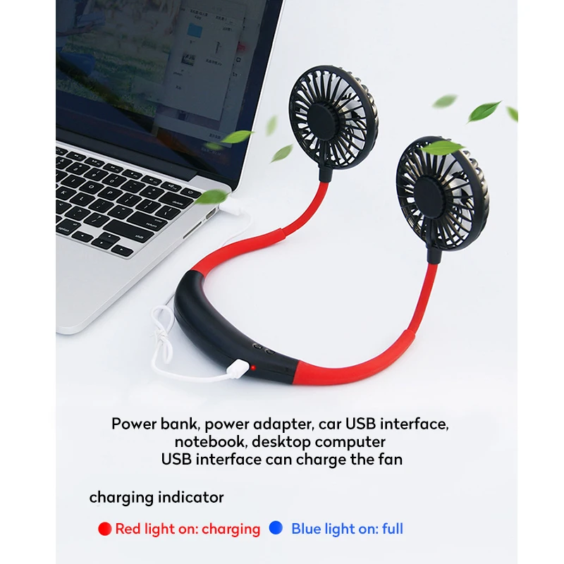 Mini USB Portable Fan Hands-free Neck Fan Rechargeable Battery Small Portable Sports Fan 2000mA Desk Hand Air Conditioner cooler
Mini USB Portable Fan Hands-free Neck Fan Rechargeable Battery Small Portable Sports Fan 2000mA Desk Hand Air Conditioner cooler