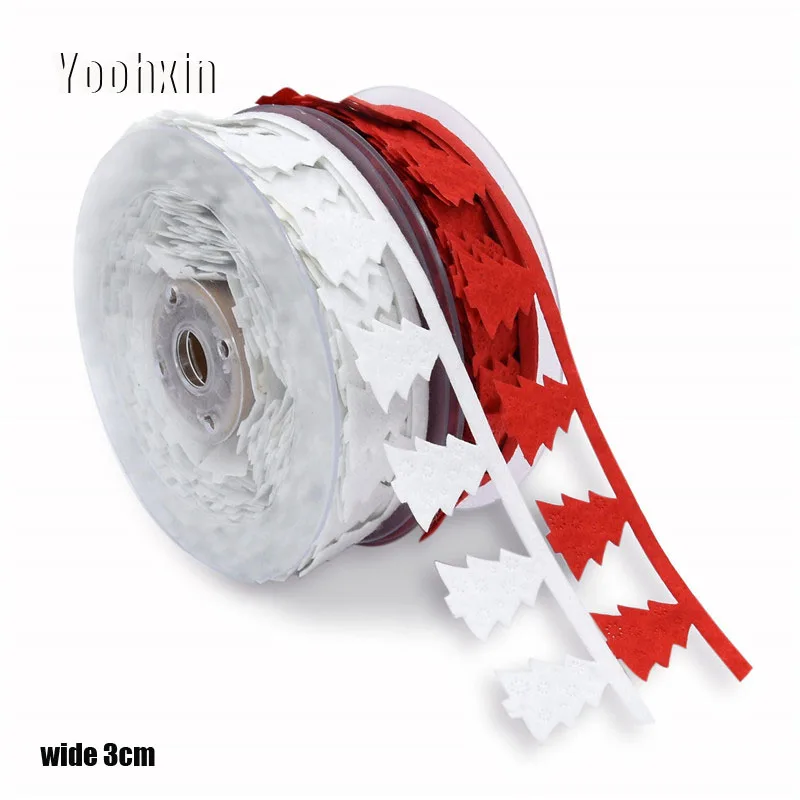 3CM Wide Fashion red white Christmas tree lace fabric trim ribbon DIY sewing applique Christmas gift decor
3CM Wide Fashion red white Christmas tree lace fabric trim ribbon DIY sewing applique Christmas gift decor
