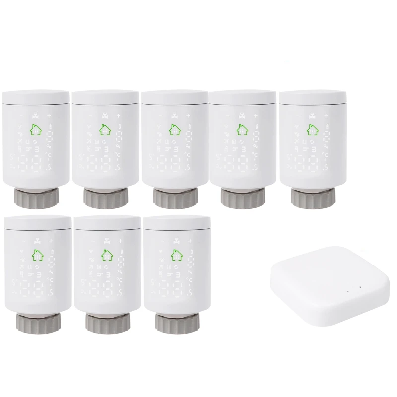 Wifi TUYA Zigbee3.0 TRV Thermostat Thermostatic Radiator Actuator Remote Control U7EA 
Wifi TUYA Zigbee3.0 TRV Thermostat Thermostatic Radiator Actuator Remote Control U7EA