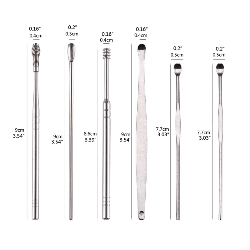 6-in-1 Pocket Ear Spoon Toothpicks Keychain With Portable Aluminium Alloy Bottle Ear Pick Set Reusable Keychain Pendant
6-in-1 Pocket Ear Spoon Toothpicks Keychain With Portable Aluminium Alloy Bottle Ear Pick Set Reusable Keychain Pendant