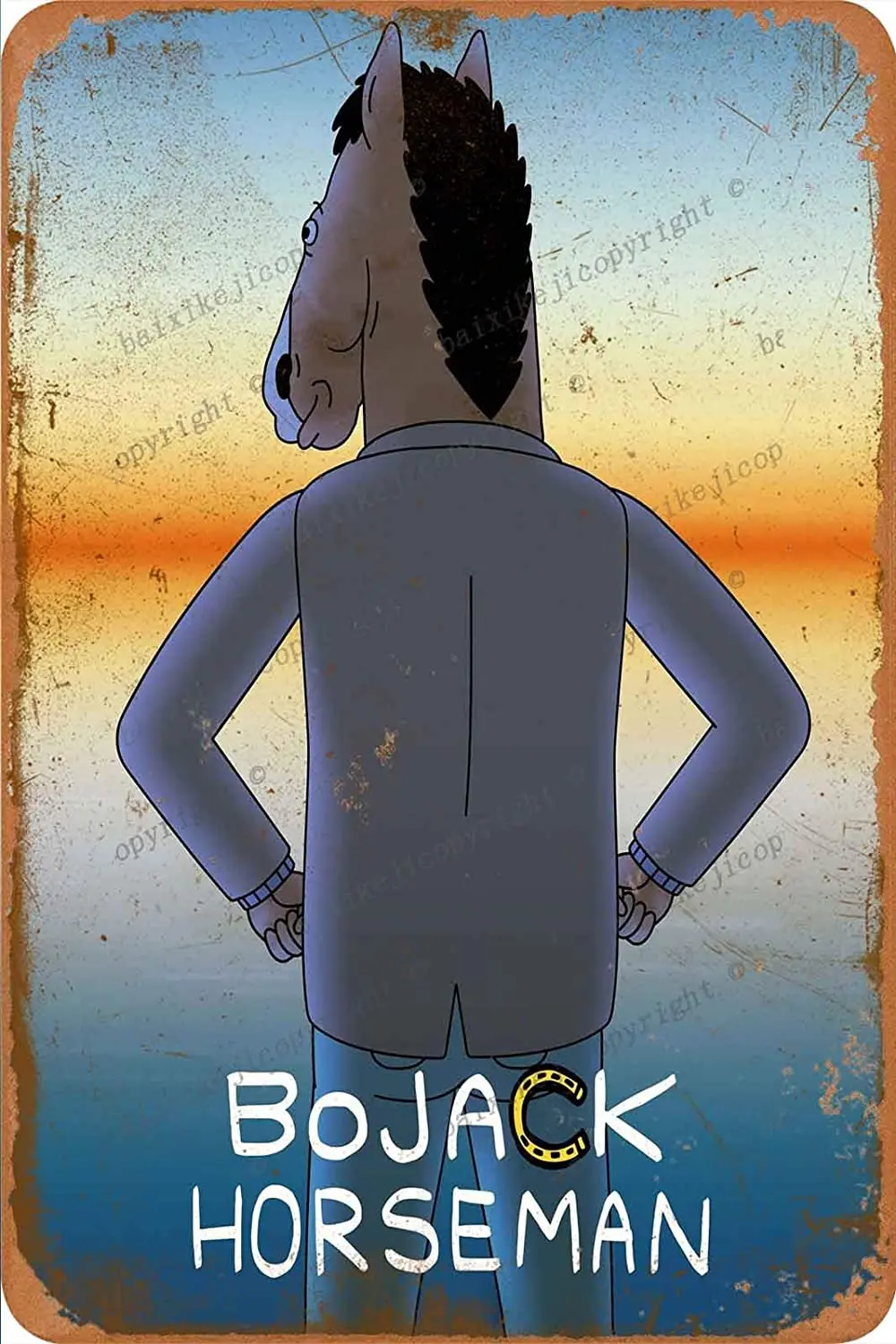 BoJack Horseman Tin Sign Vintage Metal Sign Poster Home Wall Decor Cafe Bar Pub Club Gift
BoJack Horseman Tin Sign Vintage Metal Sign Poster Home Wall Decor Cafe Bar Pub Club Gift