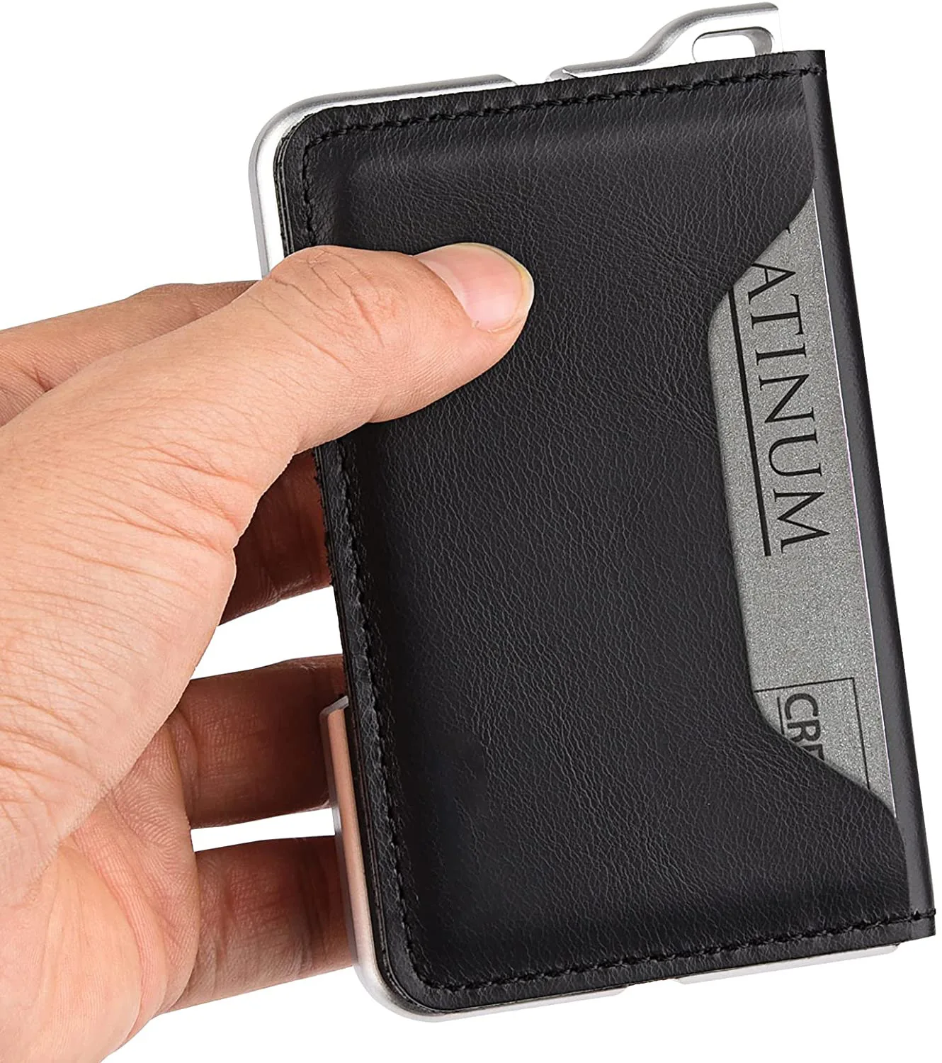 Smart Wallet Handmade CNC Aluminum Credit Card Holder Minimalist RFID Blocking Bank Card Case Protection Purse For Men
Smart Wallet Handmade CNC Aluminum Credit Card Holder Minimalist RFID Blocking Bank Card Case Protection Purse For Men