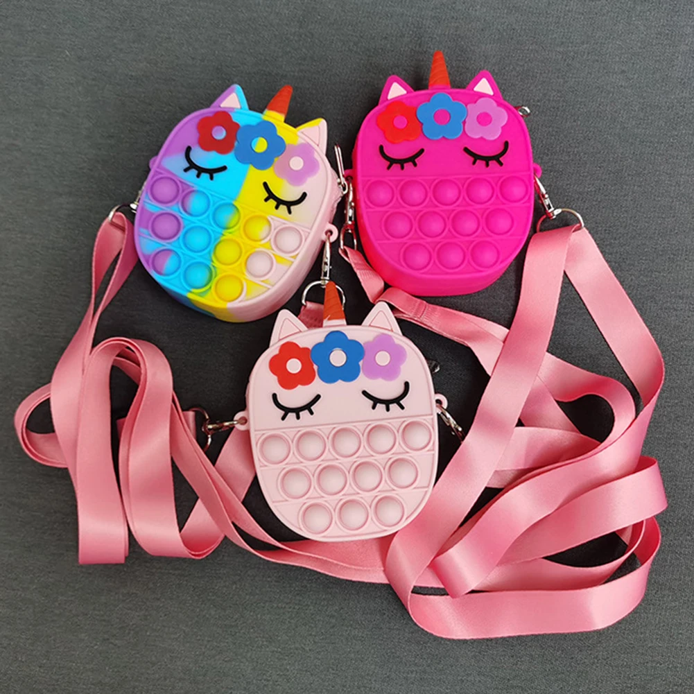 Fashion Cute Push Bubbles Toy Rainbow Unicorn Kawaii Coin Purse Children Wallet Ladies Bag Silica Gel Simple Dimple Fidget Toys
Fashion Cute Push Bubbles Toy Rainbow Unicorn Kawaii Coin Purse Children Wallet Ladies Bag Silica Gel Simple Dimple Fidget Toys