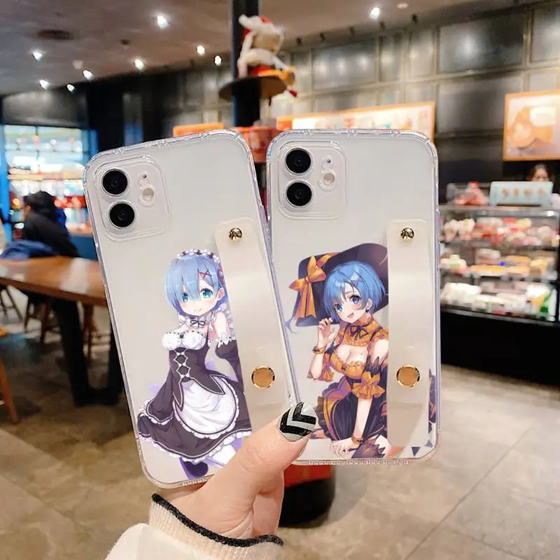 Hot Anime ReZERO Ram Rem Phone Case Wrist Strap For iPhone 7 8 11 12 X XS XR MINI Pro Max Plus Hand Band Transparent Clear
Hot Anime ReZERO Ram Rem Phone Case Wrist Strap For iPhone 7 8 11 12 X XS XR MINI Pro Max Plus Hand Band Transparent Clear