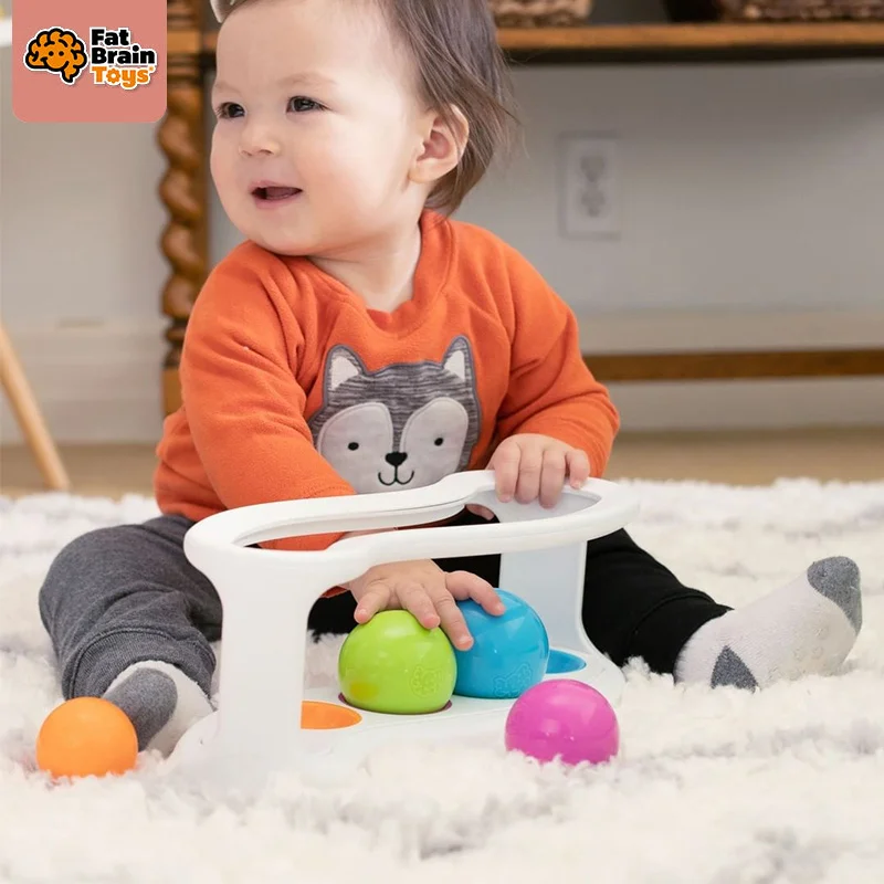 Fat Brain Baby Fun Educational Toys For Children Colored Balls Drop Roll Again Sorter Kids Gift
Fat Brain Baby Fun Educational Toys For Children Colored Balls Drop Roll Again Sorter Kids Gift