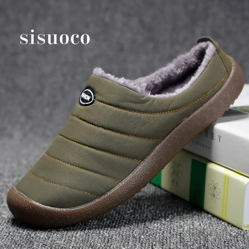 New Men's Slippers Indoor Warm Shoes Plush Flock Male Slippers For Home Hard-wearing Non-slip Outdoor Walking Mans Footwear
New Men's Slippers Indoor Warm Shoes Plush Flock Male Slippers For Home Hard-wearing Non-slip Outdoor Walking Mans Footwear
