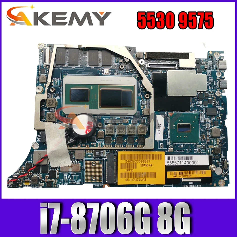 Akemy абсолютно новый i7-8706G 8G для Dell Precision 5530 9575 Материнская плата ноутбука DAZ10 LA-F211P CN-0XT69Y XT69Y материнская плата 100% тестирование
Akemy абсолютно новый i7-8706G 8G для Dell Precision 5530 9575 Материнская плата ноутбука DAZ10 LA-F211P CN-0XT69Y XT69Y материнская плата 100% тестирование