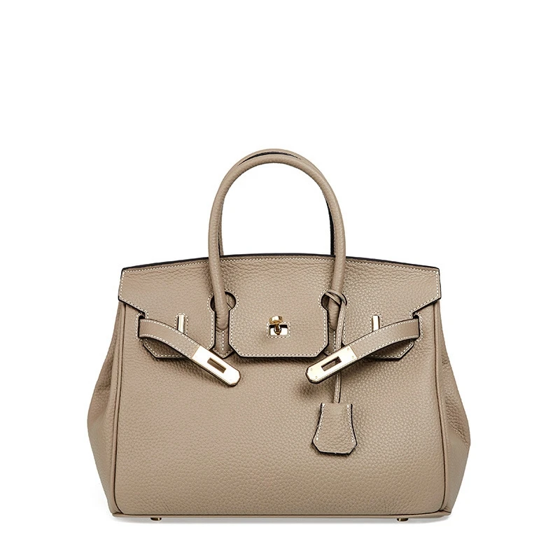 Women's Bag Top-Handle Bags Cowhide Handbag Female Handmade Wax Line Platinum Bag European And American Fashion Ladies
Women's Bag Top-Handle Bags Cowhide Handbag Female Handmade Wax Line Platinum Bag European And American Fashion Ladies