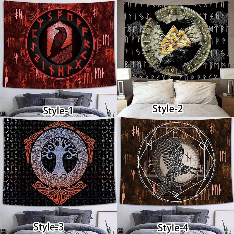Viking Raven Tapestry Room Decor Mysterious Meditation Psychedelic Runes Art Wall Decor For Living Home Decor Tapiz Pared Hogar
Viking Raven Tapestry Room Decor Mysterious Meditation Psychedelic Runes Art Wall Decor For Living Home Decor Tapiz Pared Hogar