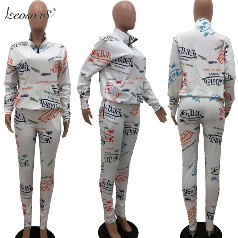 Women Tracksuit 2 Piece Set Winter Clothes Long Sleeve Top And Sweatpants Outfits Aesthetic Letter Sweat Suits
Women Tracksuit 2 Piece Set Winter Clothes Long Sleeve Top And Sweatpants Outfits Aesthetic Letter Sweat Suits