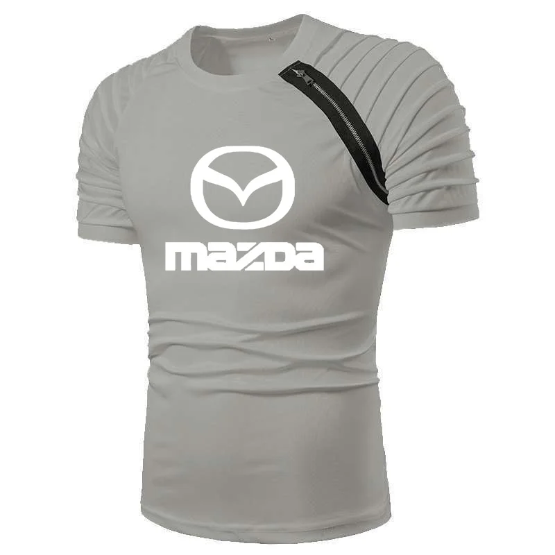 Summer Fashion New Men's short sleeve Mazda Car Logo Printing Casual Folds Cotton T-shirt High Quality Men's T-shirt
Summer Fashion New Men's short sleeve Mazda Car Logo Printing Casual Folds Cotton T-shirt High Quality Men's T-shirt