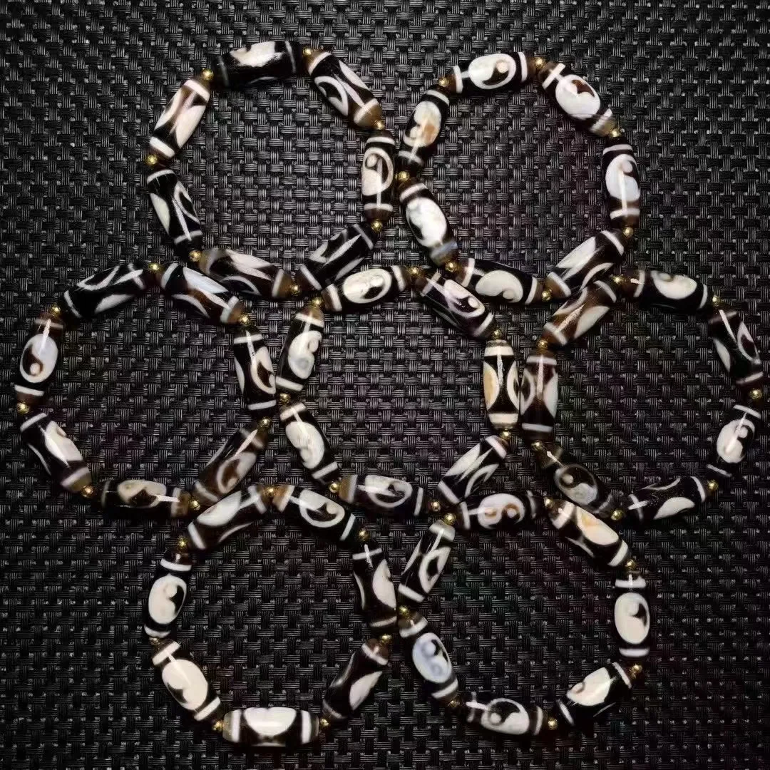 30pcs/lot Pure natural gemstone bracelet kralen armband dames braccialetto uomo pulseira casal Tibet natural agate wholesale
30pcs/lot Pure natural gemstone bracelet kralen armband dames braccialetto uomo pulseira casal Tibet natural agate wholesale