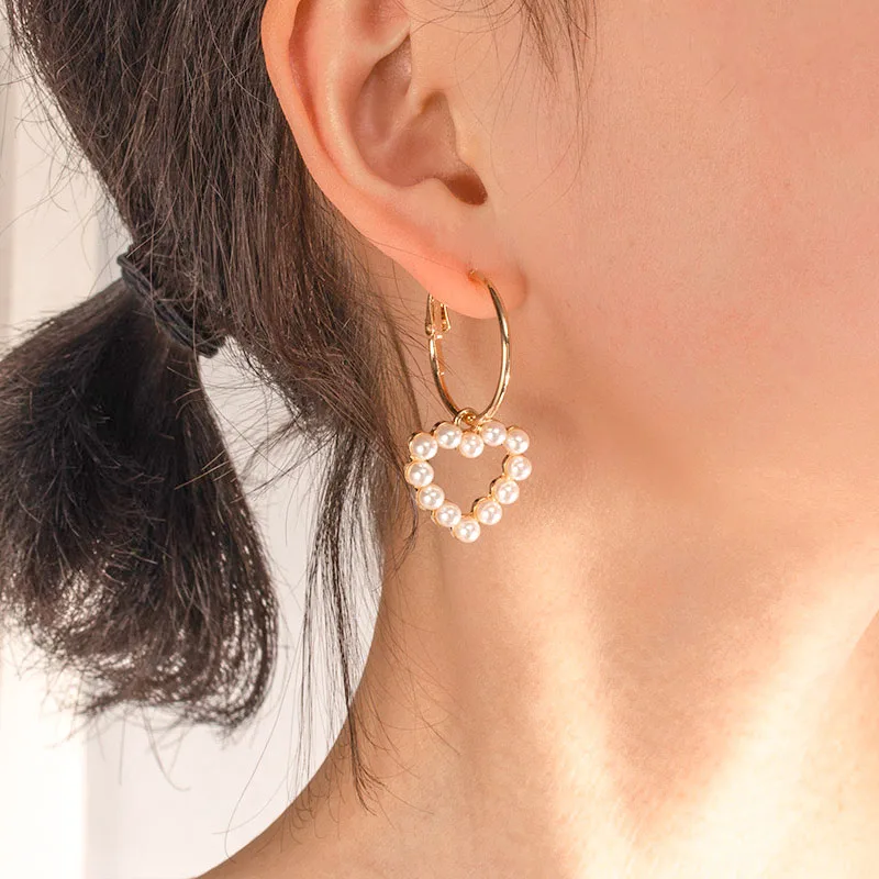 Women's Earrings Heart Pearl Heart Earrings For Women Vintage Geometric Pendant Long Hanging Earring 2021 Trend Female Jewelry
Women's Earrings Heart Pearl Heart Earrings For Women Vintage Geometric Pendant Long Hanging Earring 2021 Trend Female Jewelry