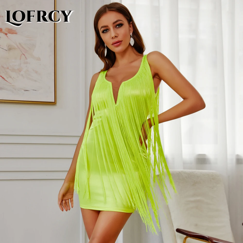 Lofrcy Женская летняя обувь зеленого цвета с v-образным вырезом бак с длинной бахромой Мини сексуальное платье без рукавов короткое Клубное пл...
Lofrcy Женская летняя обувь зеленого цвета с v-образным вырезом бак с длинной бахромой Мини сексуальное платье без рукавов короткое Клубное пл...