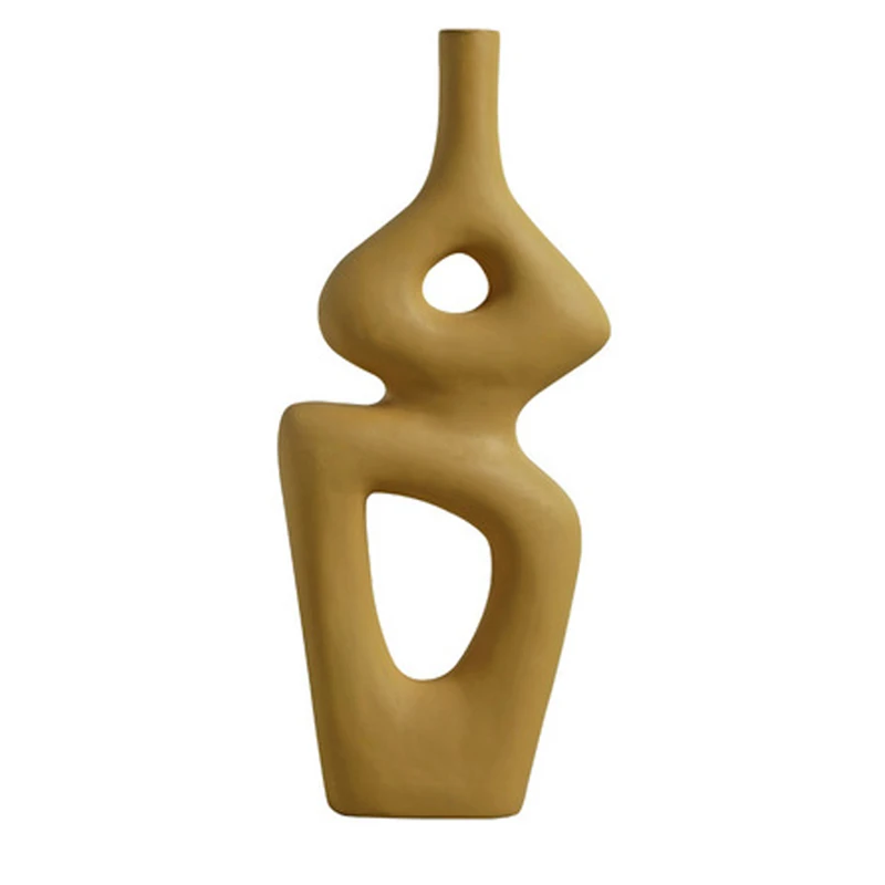 Nordic Art Simple Vase Decoration Ceramic Handicraft Flower Arrangement Model House Home Soft Decoration Colorful Glaze Craft
Nordic Art Simple Vase Decoration Ceramic Handicraft Flower Arrangement Model House Home Soft Decoration Colorful Glaze Craft
