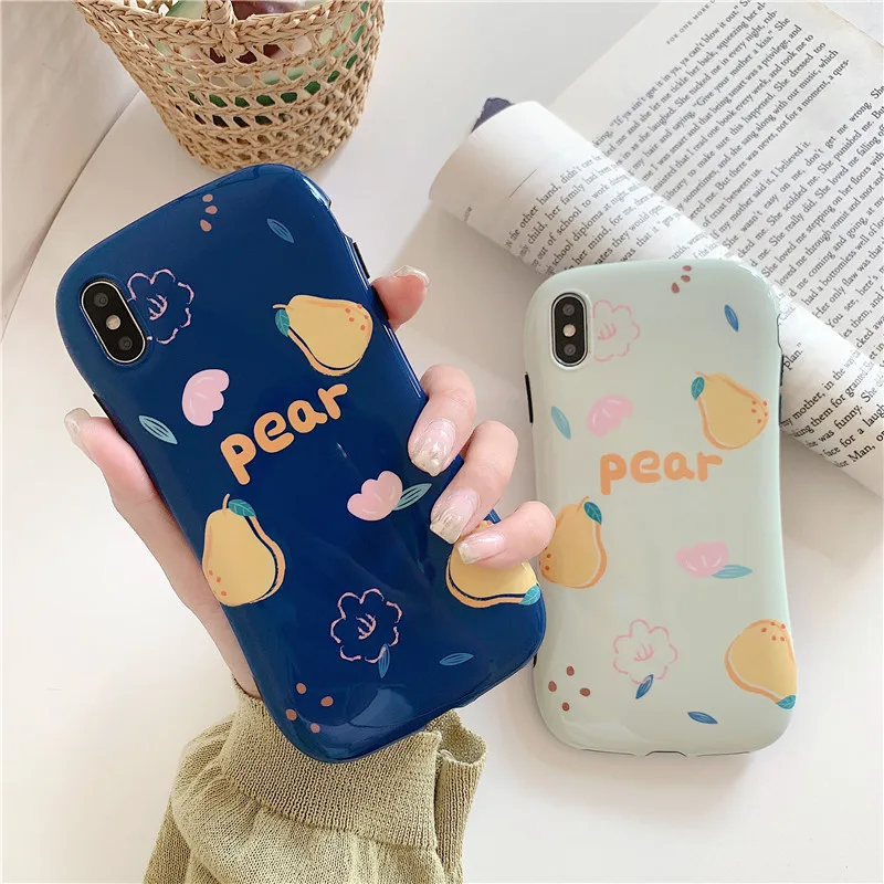 GYKZ мультяшный глянцевый IMD чехол для iPhone X XS MAX XR 7 8 6 6S Plus мягкий с небольшой талией
