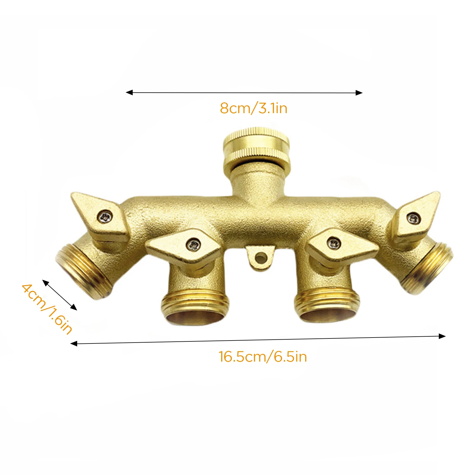 4-way Ball Hose Brass Off All Valves Shut Garden Heavy Distributor Switch Valve Garden Water Splitters For Watering Irrigation
4-way Ball Hose Brass Off All Valves Shut Garden Heavy Distributor Switch Valve Garden Water Splitters For Watering Irrigation