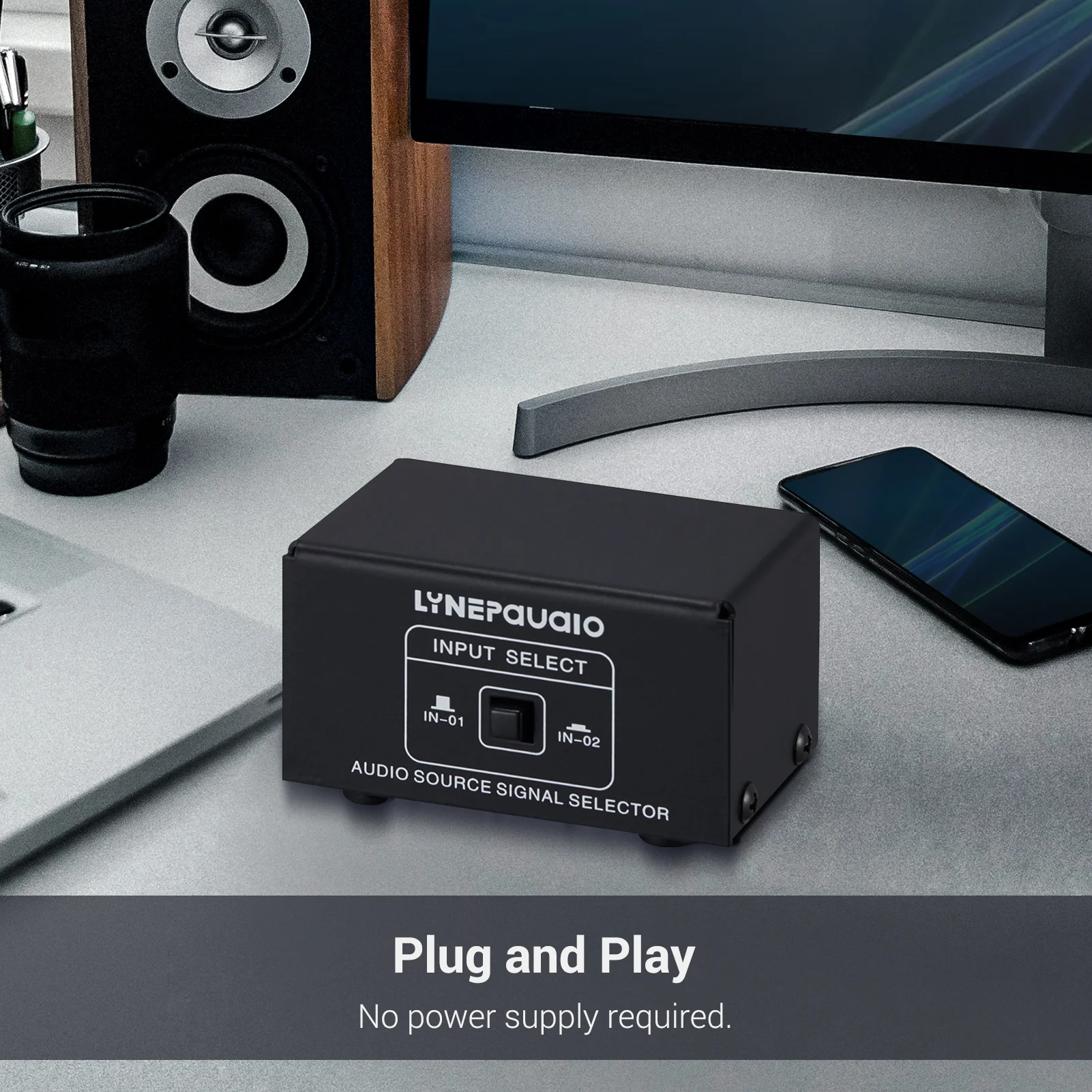 LINEPAUDIO Audio Switcher 3.5mm 2 in 1 Out / 1 in 2 Out A/B Switch Stereo Audio Splitter Box with No Distortion 3.5mm Jack
LINEPAUDIO Audio Switcher 3.5mm 2 in 1 Out / 1 in 2 Out A/B Switch Stereo Audio Splitter Box with No Distortion 3.5mm Jack