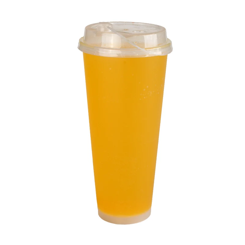 50pcs Net red thick frosted transparent plastic cups 500ml disposable coffee cup packaging milk tea juice drinking cup with lid
50pcs Net red thick frosted transparent plastic cups 500ml disposable coffee cup packaging milk tea juice drinking cup with lid