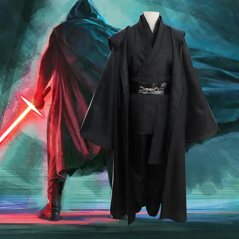 

Halloween Cosplay Costume Plus Siz Anakin Skywalker Replica Jedi Robe Fantasia Male Star Wars Men's Jedi Knight Costume for Men