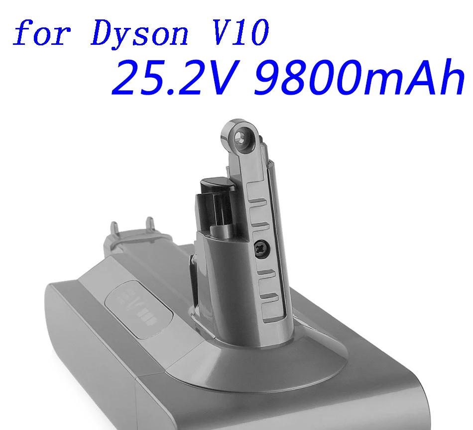 Новый Сменный аккумулятор 25,2 в 9800 мА/ч для Dyson V10, аккумуляторная батарея для пылесоса Dyson V10
Новый Сменный аккумулятор 25,2 в 9800 мА/ч для Dyson V10, аккумуляторная батарея для пылесоса Dyson V10