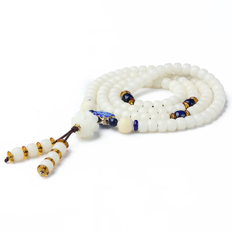 Natural White Jade Bodhi Root Bracelet Original Seed 108 Original Bodhi Bead Bracelet Men and Women Lovers Wholesale
Natural White Jade Bodhi Root Bracelet Original Seed 108 Original Bodhi Bead Bracelet Men and Women Lovers Wholesale