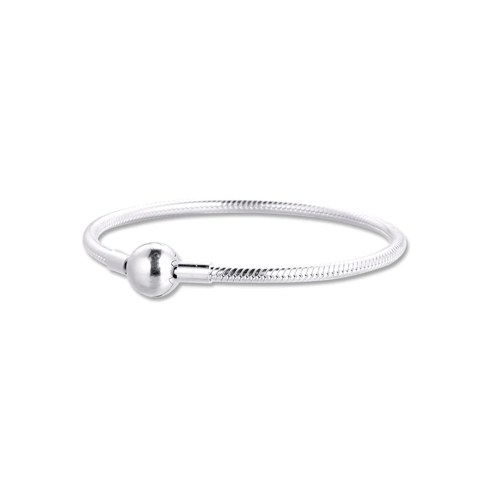 

Bracelet For Women Snake Chain Silver Chain Bracelets 925 Sterling Silver Jewelry Femme Pulseira Plata de ley Armband