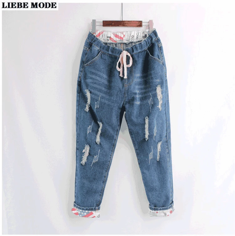 Streetwear Women Mom Jeans High Waist Loose Ripped Jeans Pocket Boyfriend Pants Casual Ladies Denim Trousers Plus Size 4XL 5XL
Streetwear Women Mom Jeans High Waist Loose Ripped Jeans Pocket Boyfriend Pants Casual Ladies Denim Trousers Plus Size 4XL 5XL