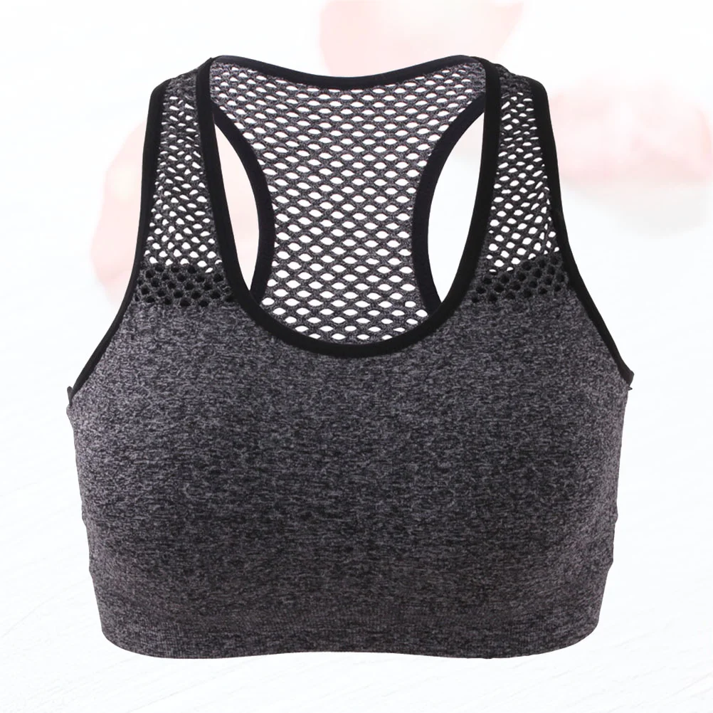 Womens Mesh Sports Absorbing Steel Coil Underwear for Training Fitness Yoga Running (Grey-S)
Womens Mesh Sports Absorbing Steel Coil Underwear for Training Fitness Yoga Running (Grey-S)