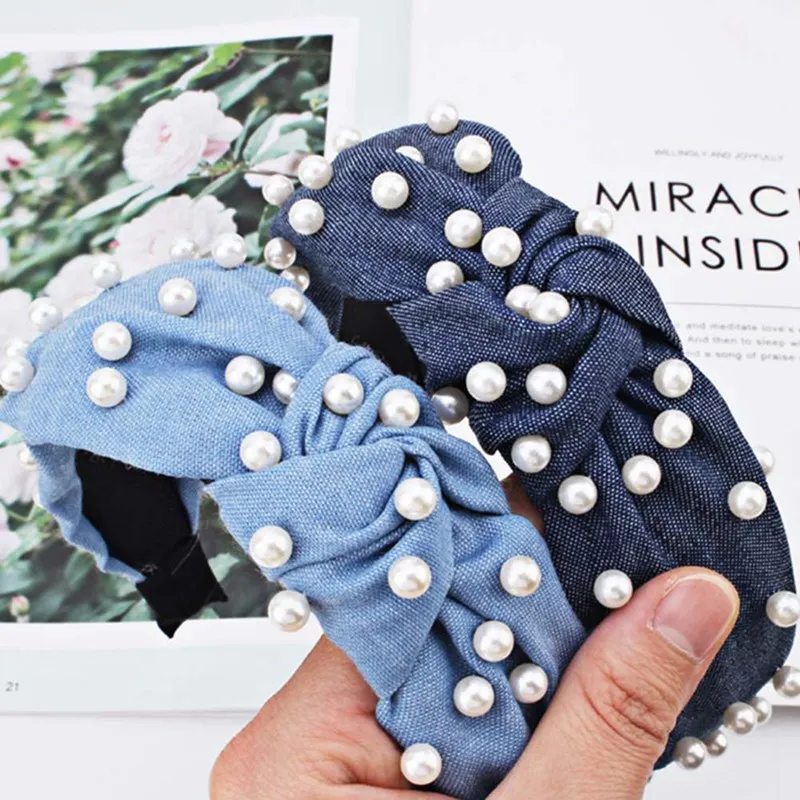 1 Pcs Knot Turban Headband Elastic Hairband Imitate Pearl Hair Accessories Girls No Slip Stay Knotted Head Band Hair Band Women
1 Pcs Knot Turban Headband Elastic Hairband Imitate Pearl Hair Accessories Girls No Slip Stay Knotted Head Band Hair Band Women