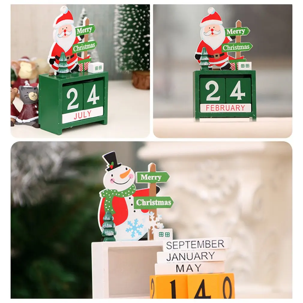 Christmas Creative Gifts Wooden Christmas Calendar Lovely Cute Wooden Christmas Calendar Desk Ornament Decoration
Christmas Creative Gifts Wooden Christmas Calendar Lovely Cute Wooden Christmas Calendar Desk Ornament Decoration