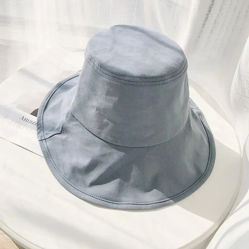 2020 Female Fashion Summer Fisherman Hat Casual Big Eaves Sunshade Hat Simple Solid Color Outdoor Travel Folding Sun Bucket Cap
2020 Female Fashion Summer Fisherman Hat Casual Big Eaves Sunshade Hat Simple Solid Color Outdoor Travel Folding Sun Bucket Cap