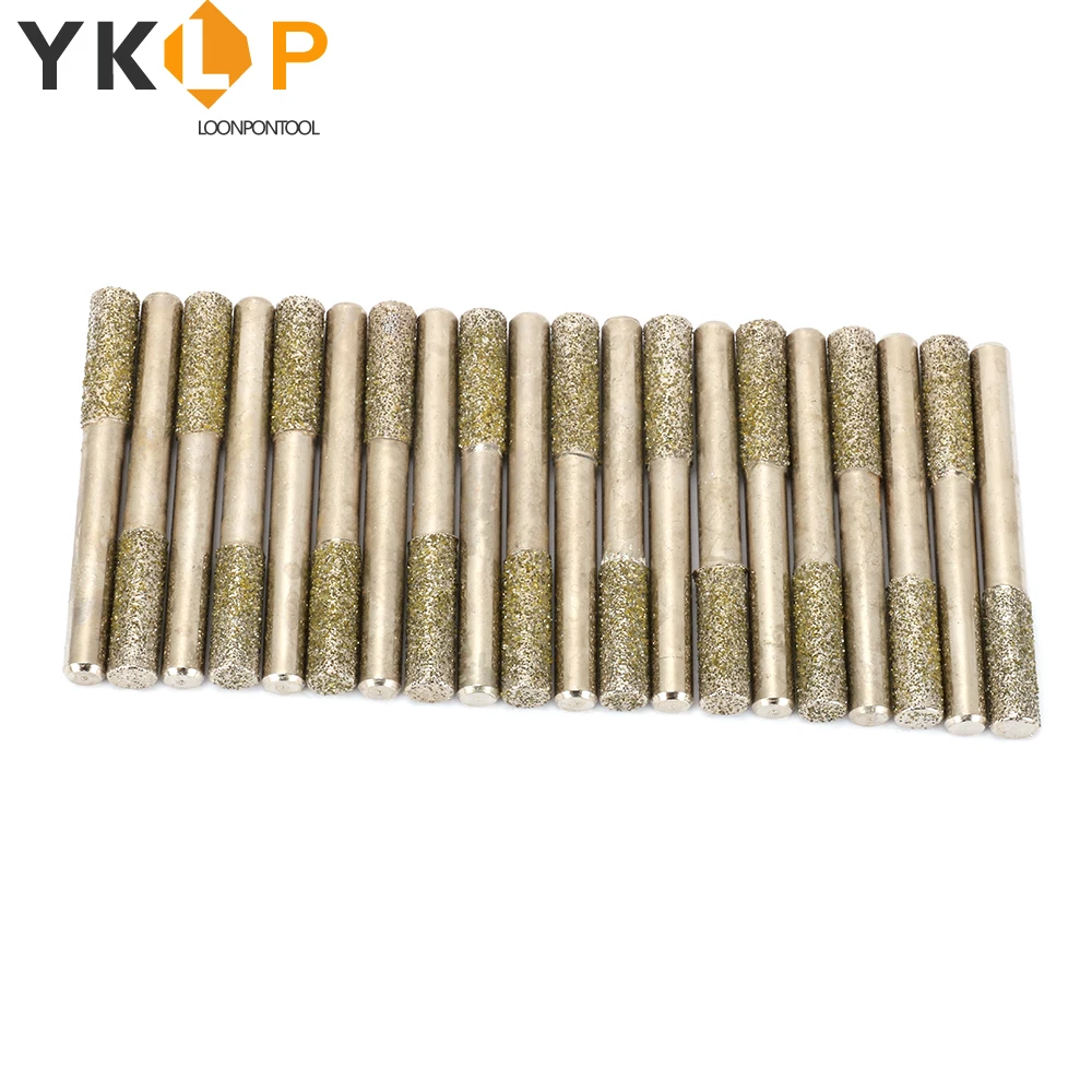 1/10Pc Diamond Coated Cylinder Shaped Grinding Head 6MM Shank 46/150# Abrasive Tool 
1/10Pc Diamond Coated Cylinder Shaped Grinding Head 6MM Shank 46/150# Abrasive Tool