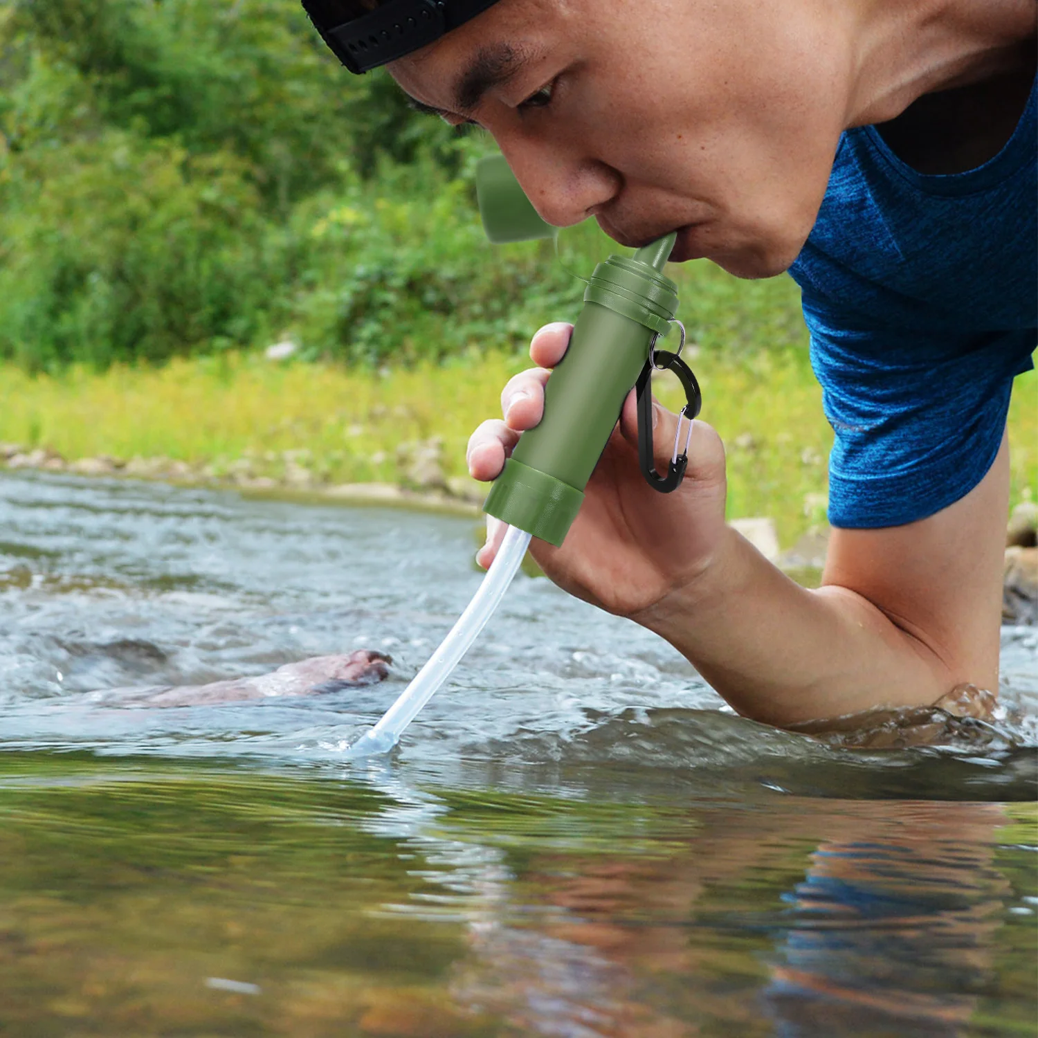 Outdoor Water Filter Straw Water Filtration System Water Purifier for Emergency Preparedness Camping Traveling Backpacking
Outdoor Water Filter Straw Water Filtration System Water Purifier for Emergency Preparedness Camping Traveling Backpacking