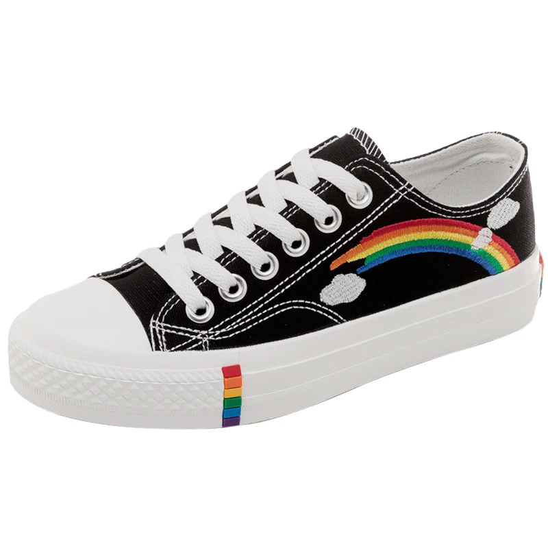 Rainbow Canvas Women Shoes 2019 New Fashion Shoes Leisure Board Shoes Retro Wild Low-top Breathable Casual Shoes Women Sneakers
Rainbow Canvas Women Shoes 2019 New Fashion Shoes Leisure Board Shoes Retro Wild Low-top Breathable Casual Shoes Women Sneakers