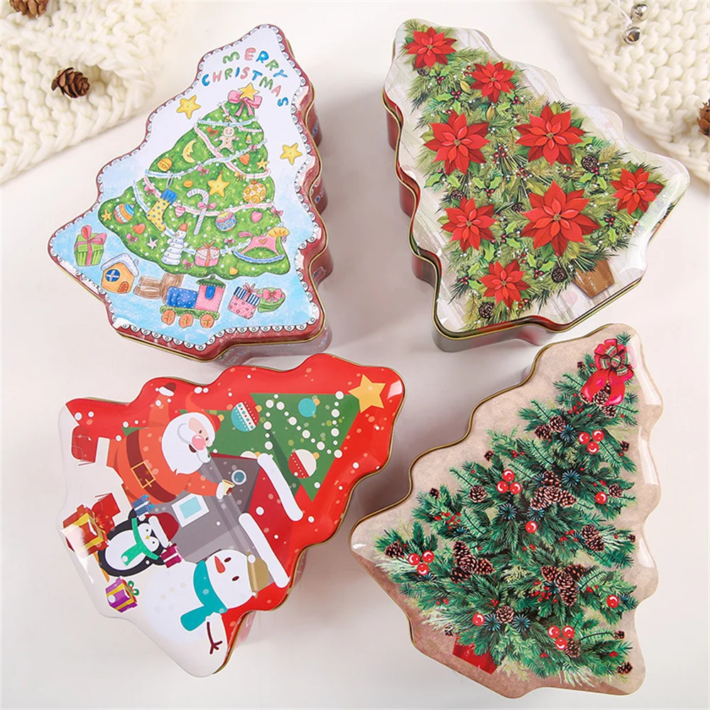 Christmas Tree Shaped Tin Case Christmas Santa Claus Biscuits Candy Storage Tin Box Metal Snowman Printed Sealed Jar Organizer
Christmas Tree Shaped Tin Case Christmas Santa Claus Biscuits Candy Storage Tin Box Metal Snowman Printed Sealed Jar Organizer