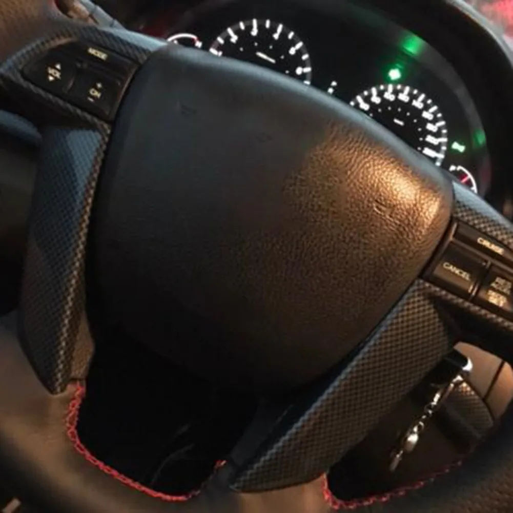 2Pcs Interior Steering Wheel Cover Trim Carbon Fiber Car Steering Wheel Decoration Accessories For Honda Accord 2008-2012 ABS
2Pcs Interior Steering Wheel Cover Trim Carbon Fiber Car Steering Wheel Decoration Accessories For Honda Accord 2008-2012 ABS