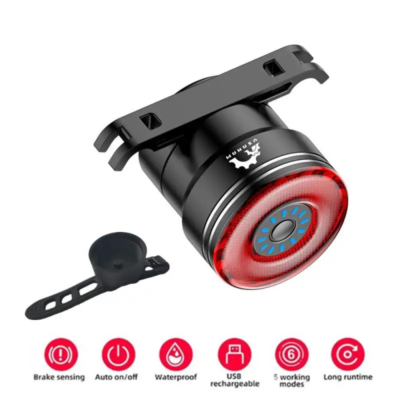 Водонепроницаемый велосипедный задний фонарь с умным датчиком, светодиодный USB фонарь для горного велосипеда, светильник ный фонарь, задни... 
Водонепроницаемый велосипедный задний фонарь с умным датчиком, светодиодный USB фонарь для горного велосипеда, светильник ный фонарь, задни...