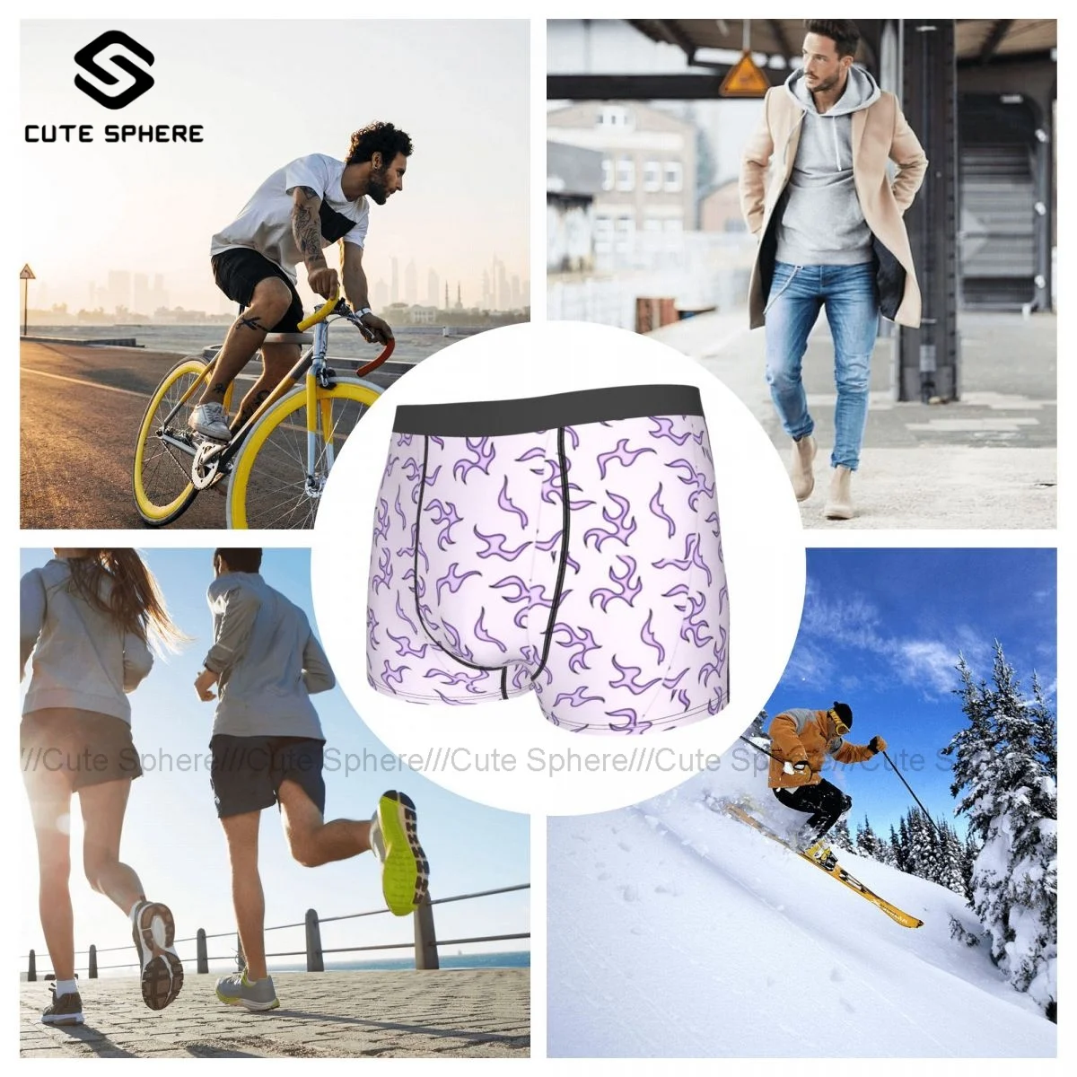Flame Underwear Sublimation Polyester Sublimation Trunk Trenky Boy Funny Boxer Brief
Flame Underwear Sublimation Polyester Sublimation Trunk Trenky Boy Funny Boxer Brief