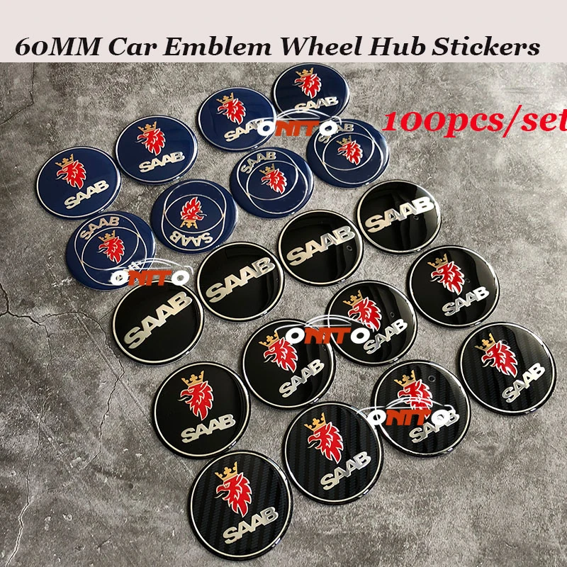 100pcs/set ABS 60mm Car emblem Logo Badge Wheel hub Stickers Auto Car Rim wheel hub caps For SAAB 9-3 9-5 93 95 BJ SCS label
100pcs/set ABS 60mm Car emblem Logo Badge Wheel hub Stickers Auto Car Rim wheel hub caps For SAAB 9-3 9-5 93 95 BJ SCS label