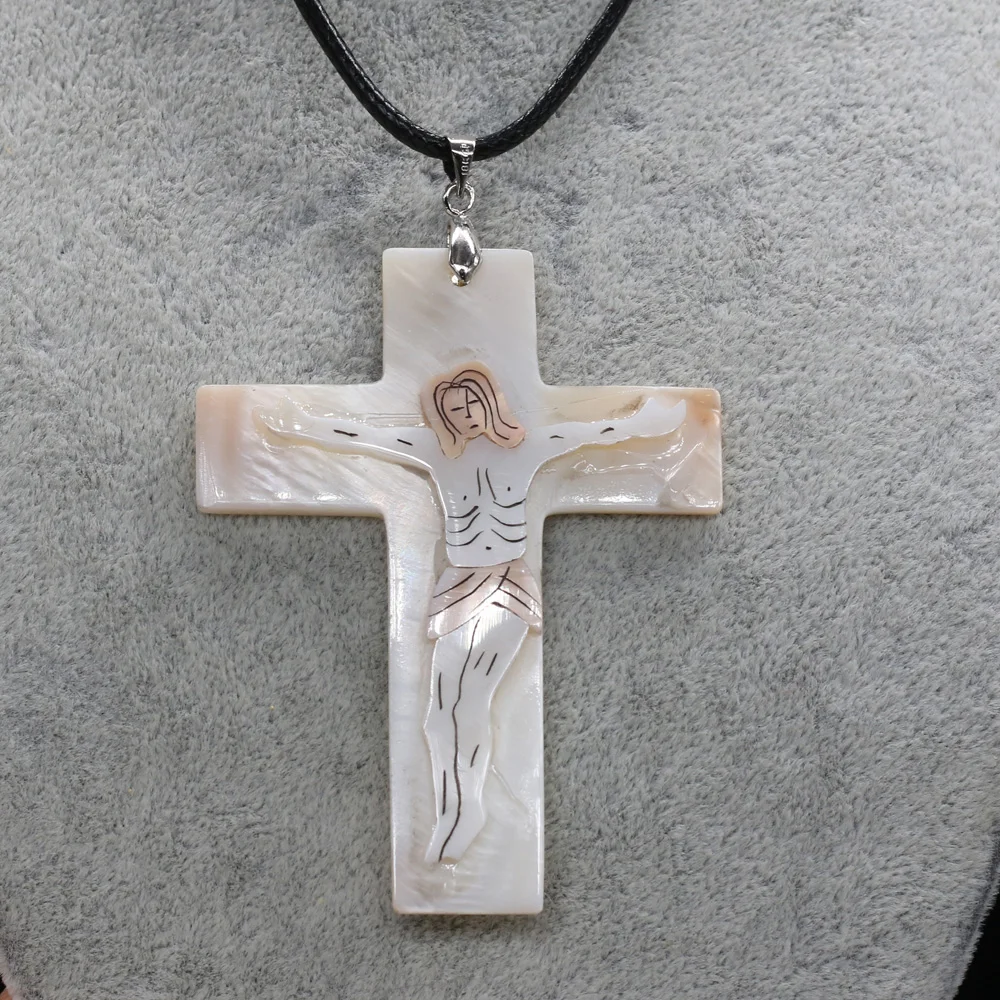 yachu Natural Shell Mother Shell Cross-shaped Trendy Pendant Necklace Making DIY Jewelry Accessories Bracelet Size45x65mm
yachu Natural Shell Mother Shell Cross-shaped Trendy Pendant Necklace Making DIY Jewelry Accessories Bracelet Size45x65mm
