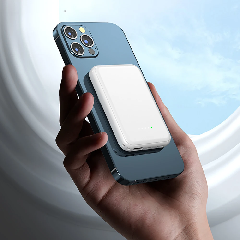 Mini Portable Fast Charging Magnetic Wireless Power Bank 5200mah Outdoor Travel Portable Power Bank For Xiaomi Samsung Iphone
Mini Portable Fast Charging Magnetic Wireless Power Bank 5200mah Outdoor Travel Portable Power Bank For Xiaomi Samsung Iphone