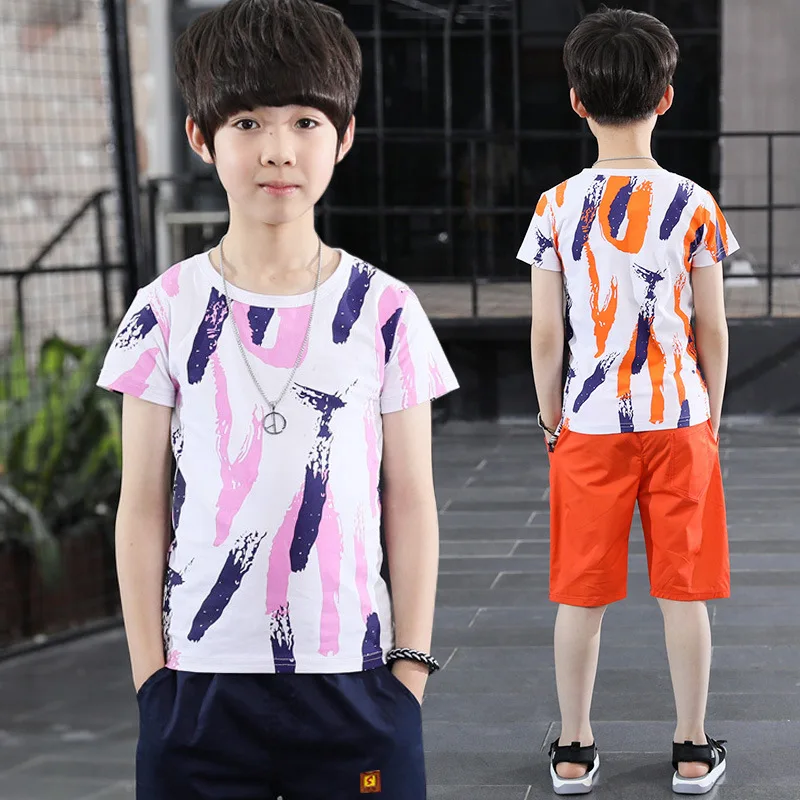 Graffiti Spring Autumn Girls Clothing Suits T-shirt +Shorts 2pcs/Set Kids Teenager Outwear Sport Beach School High Quality
Graffiti Spring Autumn Girls Clothing Suits T-shirt +Shorts 2pcs/Set Kids Teenager Outwear Sport Beach School High Quality