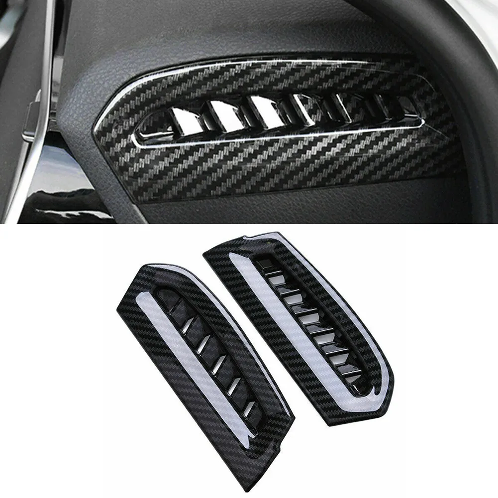2PCS Car Side Console Air Vent Outlet Trim Carbon Fiber Interior Upper Air Vent Outlet Cover Trim For Toyota Camry 2018-2021
2PCS Car Side Console Air Vent Outlet Trim Carbon Fiber Interior Upper Air Vent Outlet Cover Trim For Toyota Camry 2018-2021