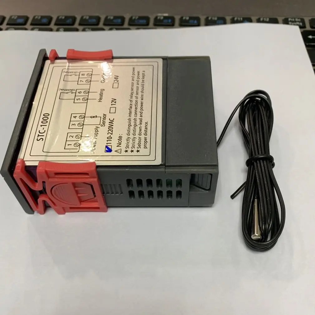 STC-1000 Professional Digital All-Purpose Temperature Controller Thermostat Aquarium With Sensor Probe Cable
STC-1000 Professional Digital All-Purpose Temperature Controller Thermostat Aquarium With Sensor Probe Cable