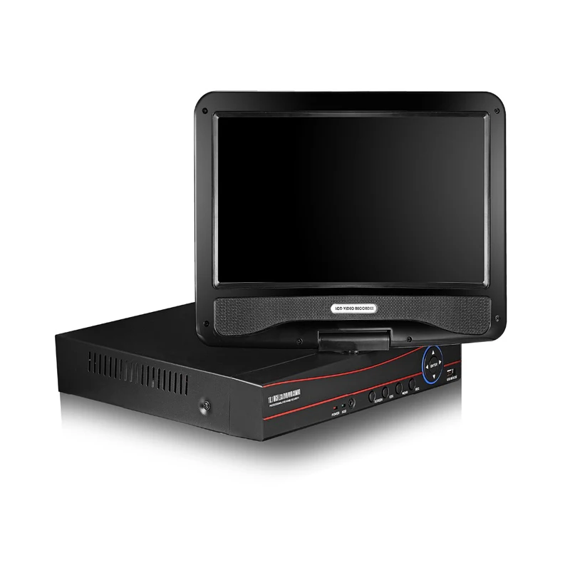 AHD видеорегистратор Гибридный DVR 10 дюймовый монитор 8CH XM облачная технология