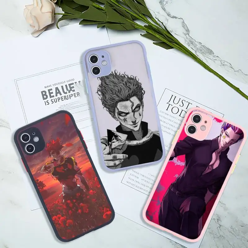 HUNTER×HUNTER Phone Case For iPhone 13 12 11 Mini Pro XR XS Max 7 8 Plus X Matte transparent Pink Back Cover
HUNTER×HUNTER Phone Case For iPhone 13 12 11 Mini Pro XR XS Max 7 8 Plus X Matte transparent Pink Back Cover