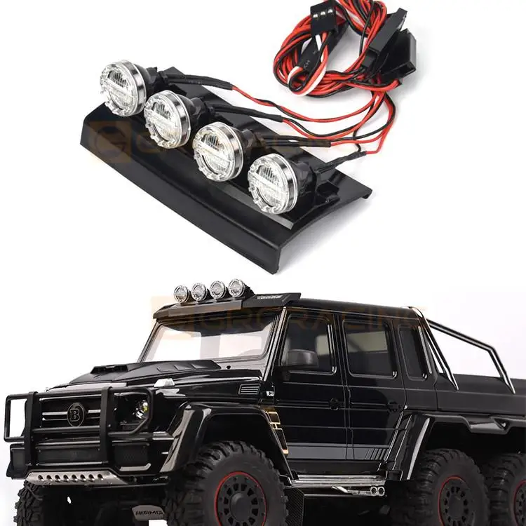 Trax For TRX4 G500 Trx6 G63 Roof Light/spotlight/cross-country Searchlight #g162f For 1/10 Rc Climbing Car 
Trax For TRX4 G500 Trx6 G63 Roof Light/spotlight/cross-country Searchlight #g162f For 1/10 Rc Climbing Car