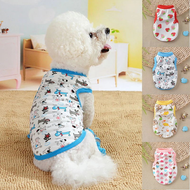 Sleeveless Striped Pet Vest Soft Summer Printing Dog Shirt Durable Puppy Dog Accessory Dog Clothes Cat T-shirt
Sleeveless Striped Pet Vest Soft Summer Printing Dog Shirt Durable Puppy Dog Accessory Dog Clothes Cat T-shirt