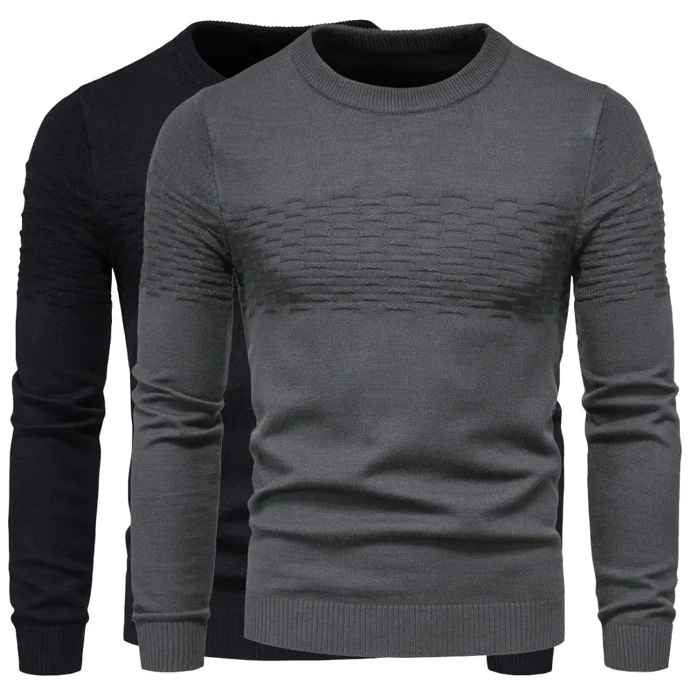2020 autumn new cotton men's knit sweater pullover round neck bottoming men's round neck sweater 
2020 autumn new cotton men's knit sweater pullover round neck bottoming men's round neck sweater